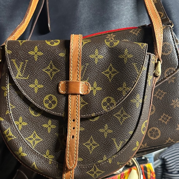 Louis Vuitton Brown and Gold Monogram Crossbody Bag - Picture 1 of 3